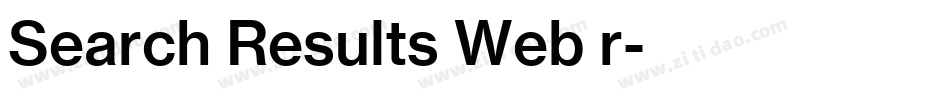 Search Results Web r字体转换